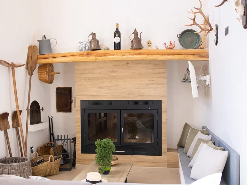 Caseta Blanca Chimenea